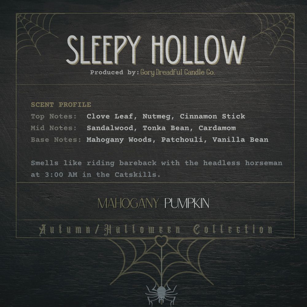Sleepy  Hollow Sizzling Room Salt Crystal Potpourri: Mahogany Pumpkin Scent - Picture 3 of 10